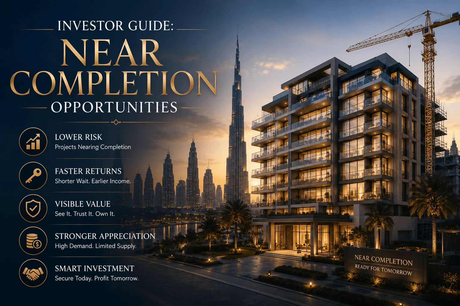 Investor Guide: Near Completion Opportunities