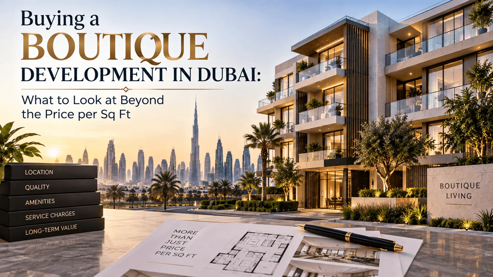 Buying a Boutique Development in Dubai: What to Look at Beyond the Price per Sq Ft